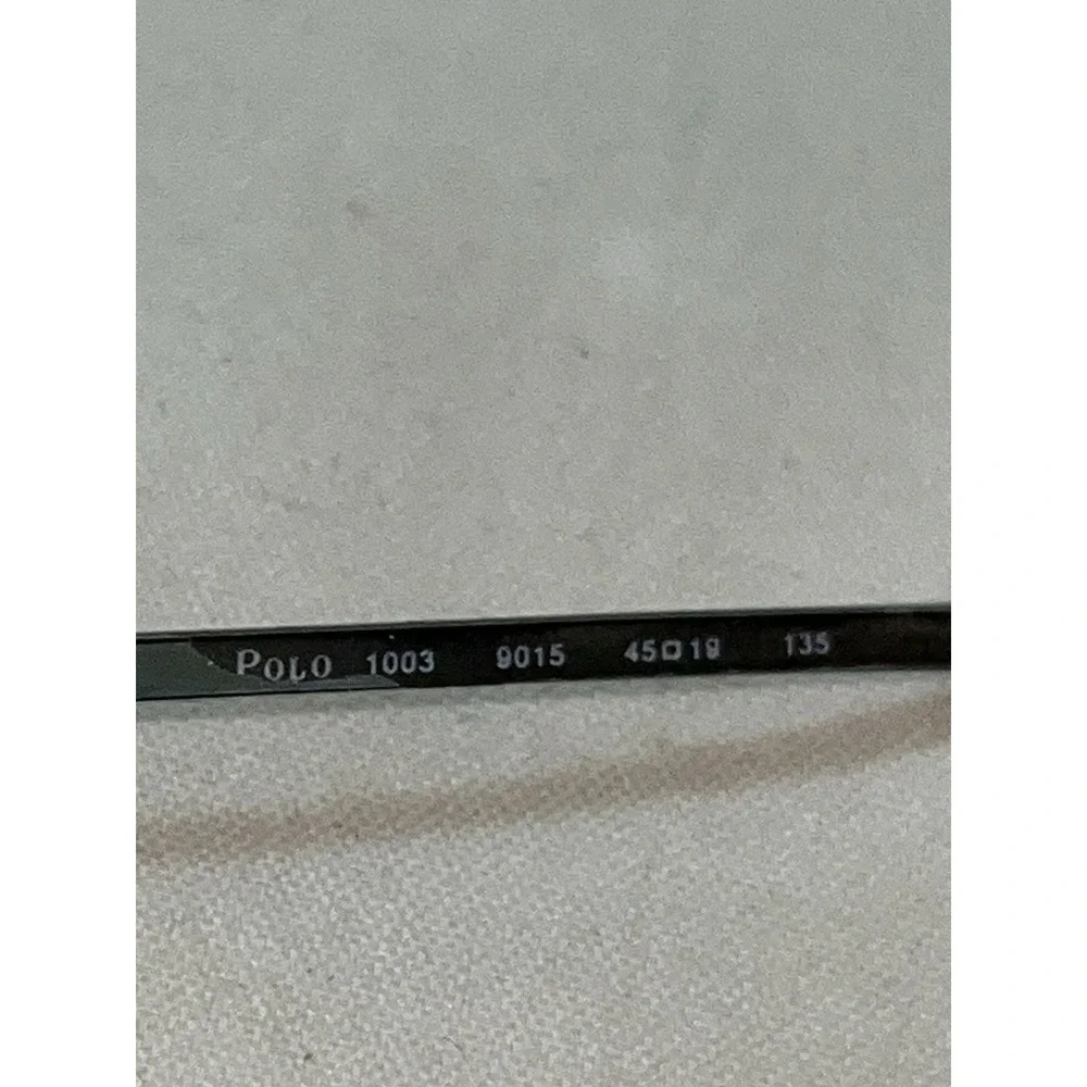 Polo Ralph Lauren Eyeglasses Frame 1003 9015 Unisex Silver Half Rim 49-19-135